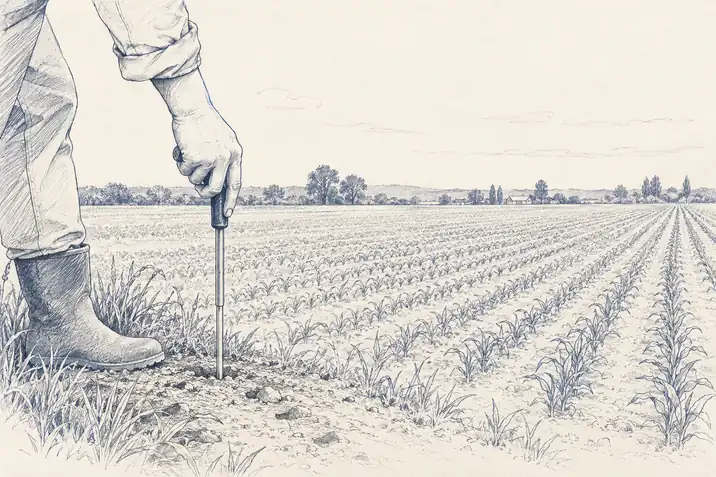 Illustration of one soil probe.