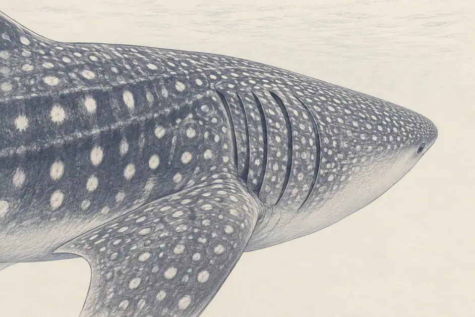 Illustration of whale shark pattern.
