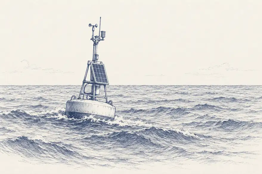 Illustration of buoy.