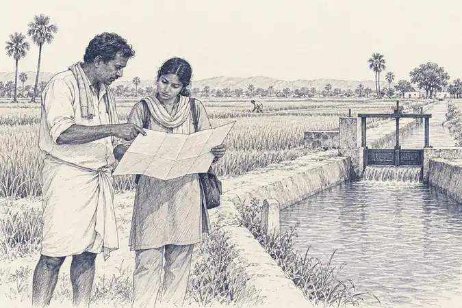 Illustration of irrigation planning.