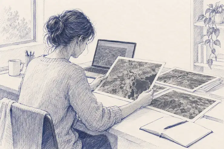 Illustration of open archive.