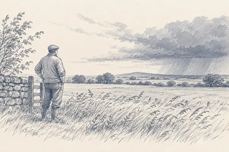 Illustration of reading wind.