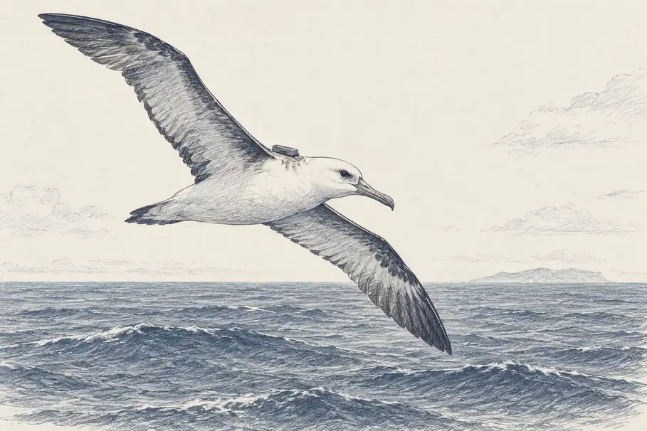 Illustration of wildlife tag.