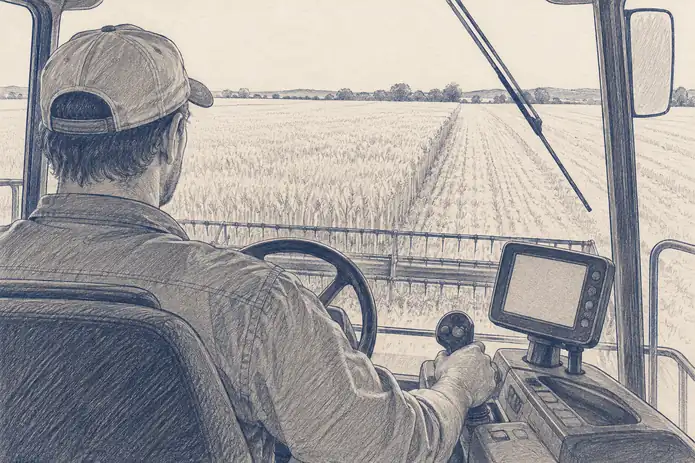 Illustration of yield monitor.